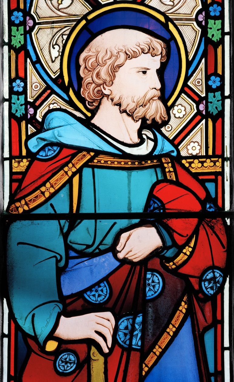 Szent Jakab, 1862 (ólomüveg) alkotó: Robert Turnill Bayne
