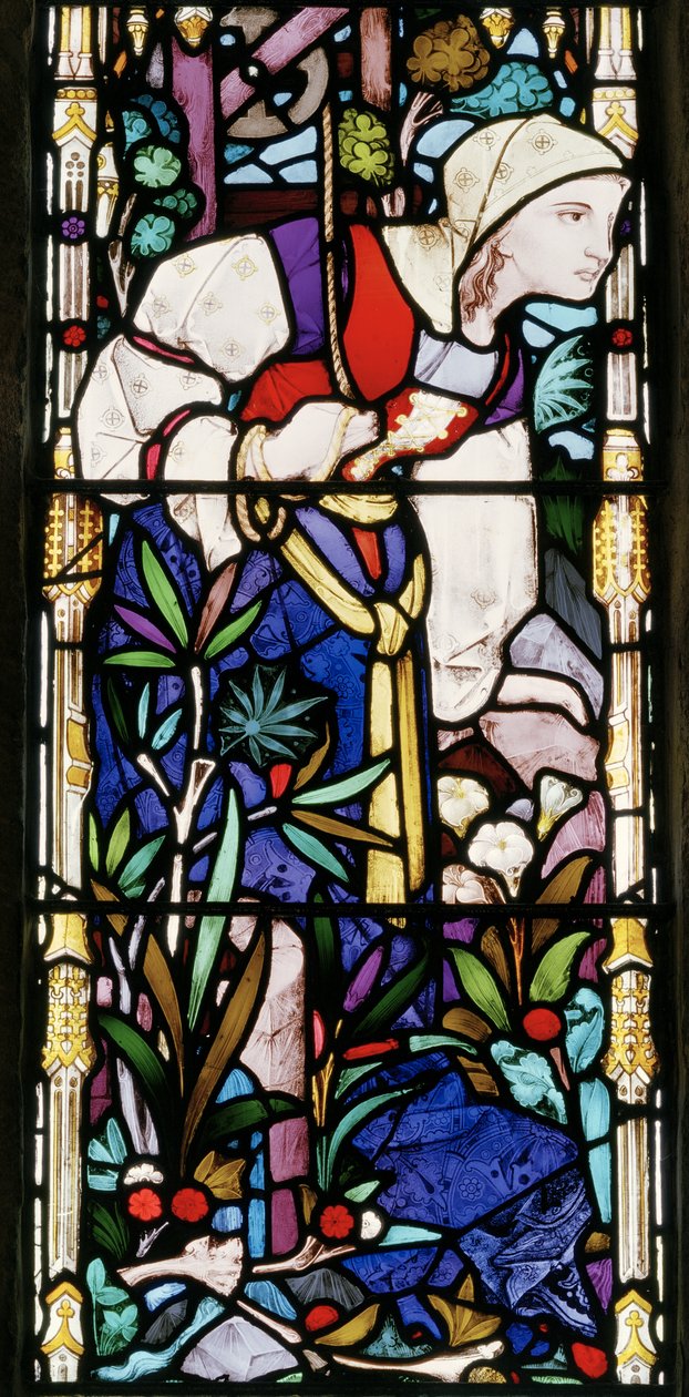 A Biblia nője, 1866 körül (festett üveg) alkotó: Robert Turnill Bayne