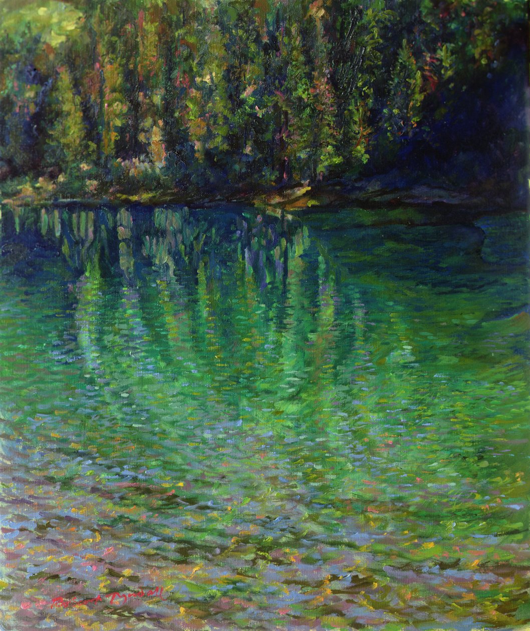 Lac du Poursolet, Haute Alpes, Franciaország alkotó: Robert Tyndall