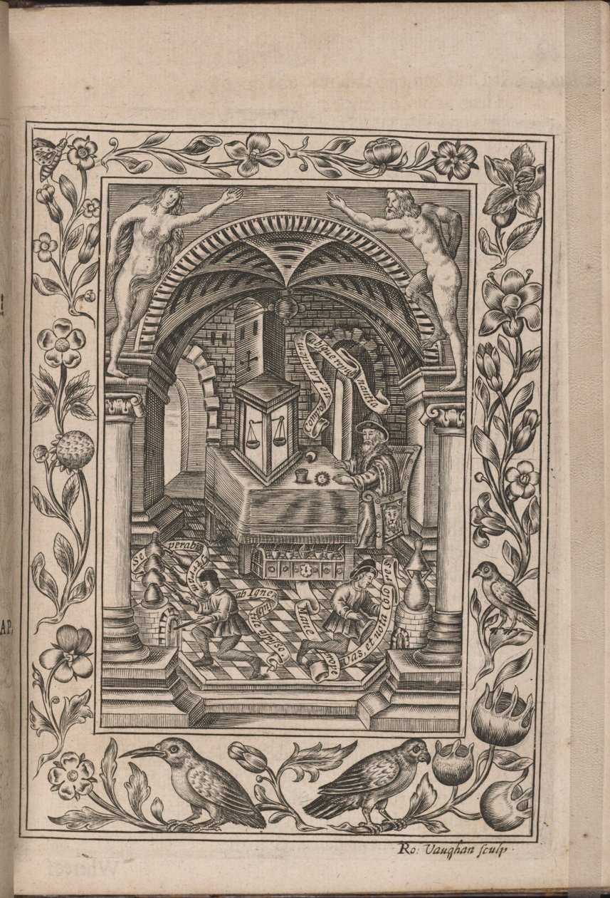 A British Chemical Theatre, 1652 alkotó: Robert Vaughan