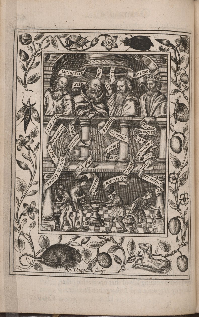 A British Chemical Theatre, 1652 alkotó: Robert Vaughan