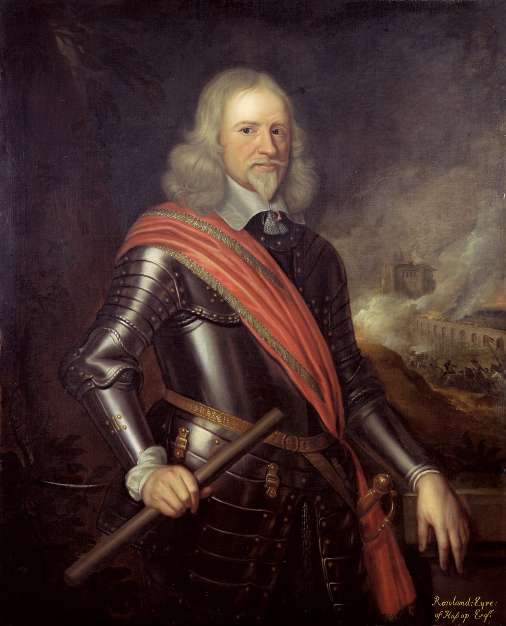 Rowland Eyre ezredes (1600-72), Hassop alkotó: Robert Walker