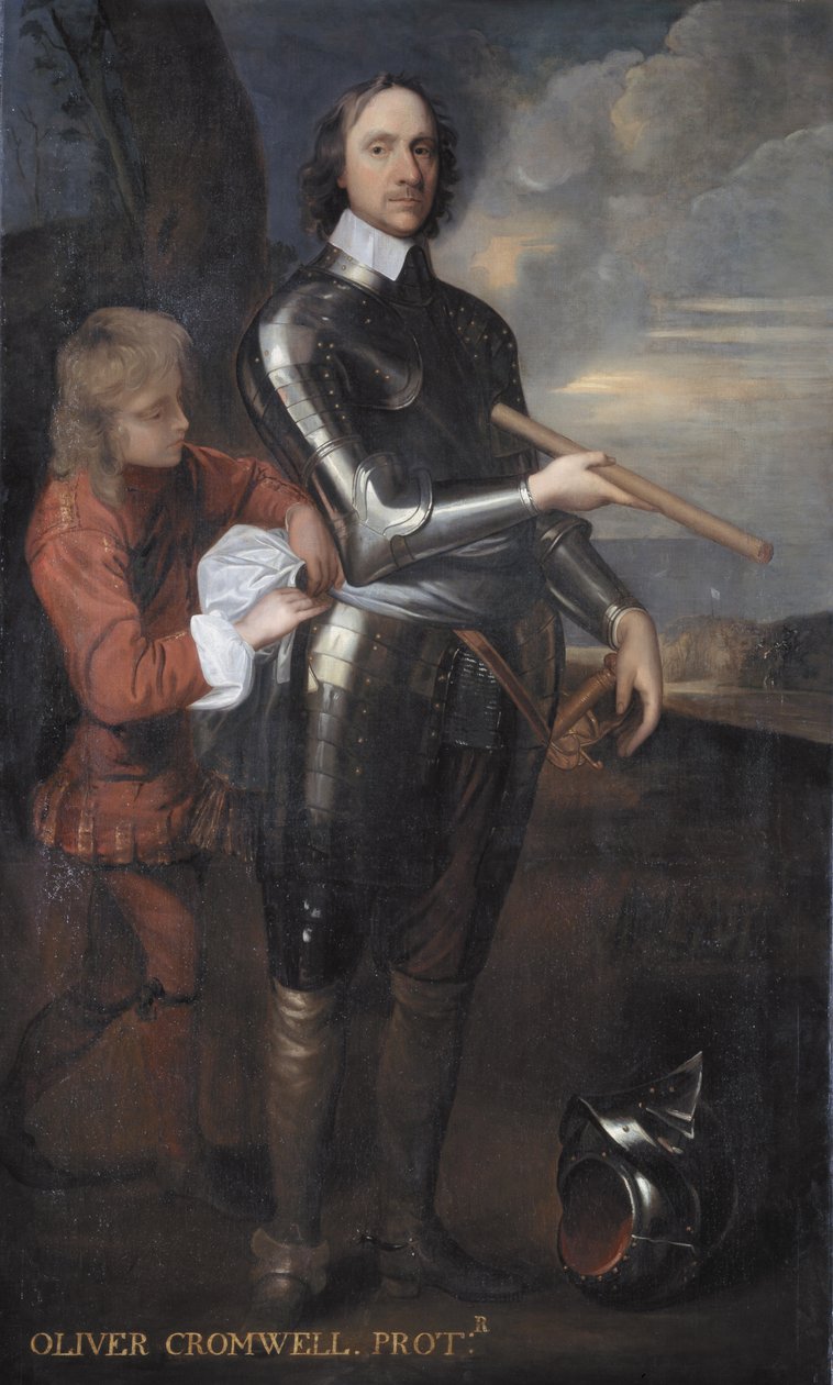 Oliver Cromwell (1599-1658) Anglia Lord Protector, 1650 körül alkotó: Robert Walker