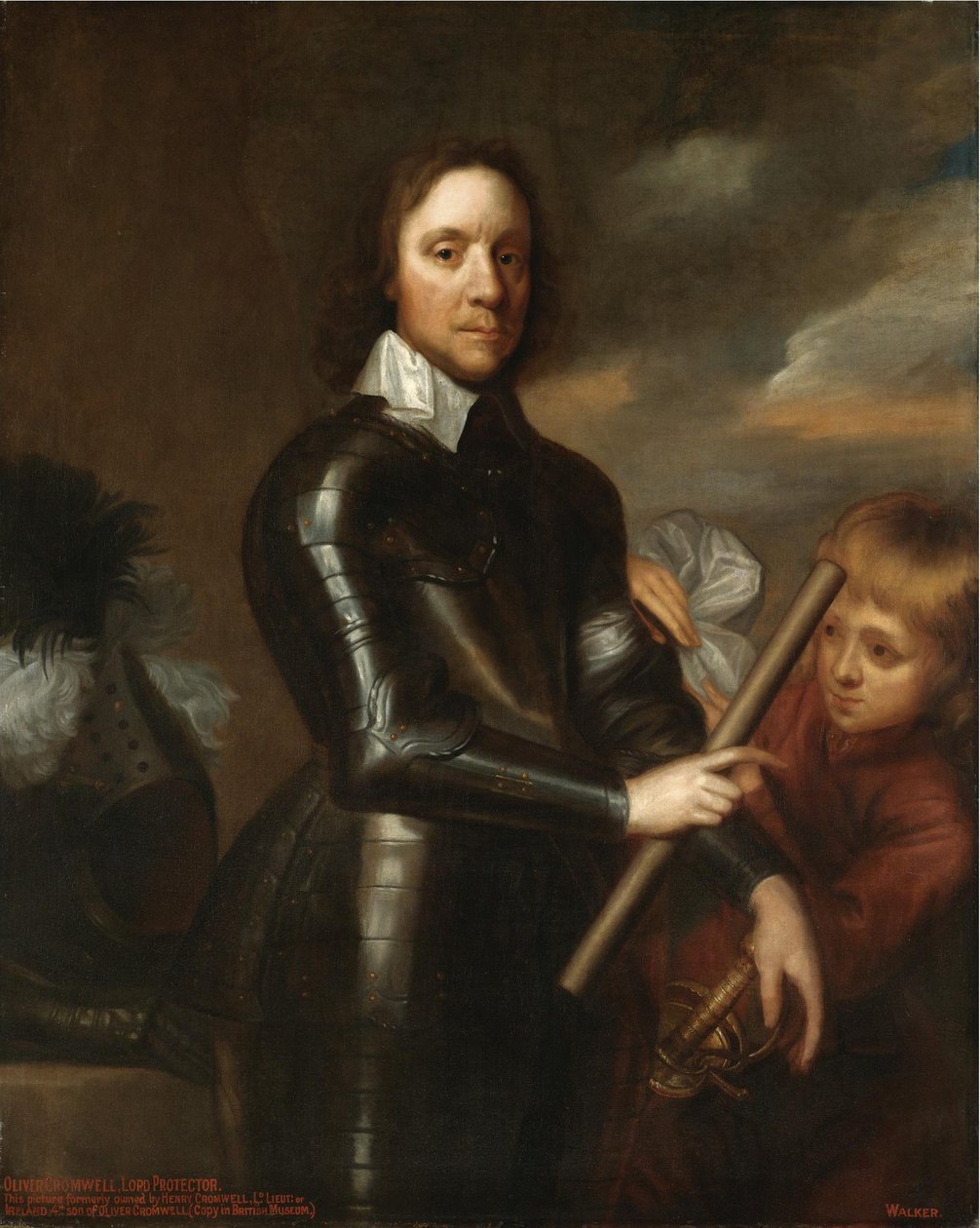Oliver Cromwell portréja 1599-1658 alkotó: Robert Walker