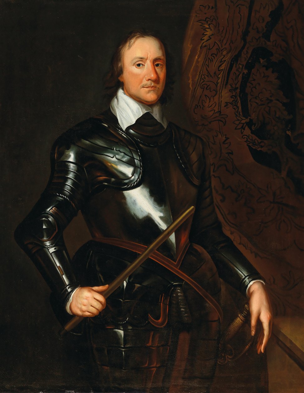 Oliver Cromwell portréja 1599-1698. alkotó: Robert Walker