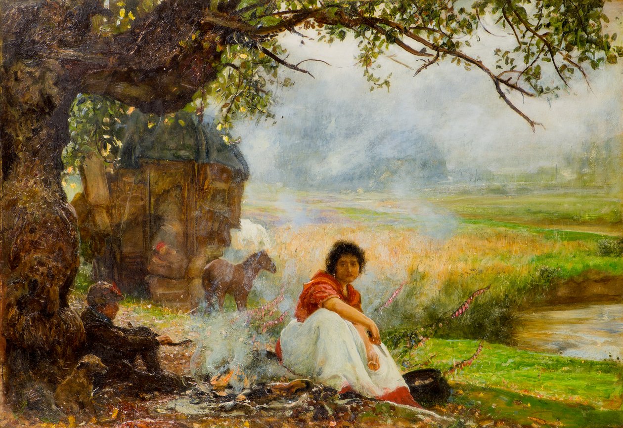 Cigánylány alkotó: Robert Walker Macbeth