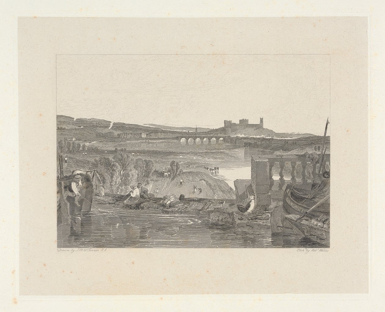 Lancaster az Aqueduct Bridge felől alkotó: Robert Wallis