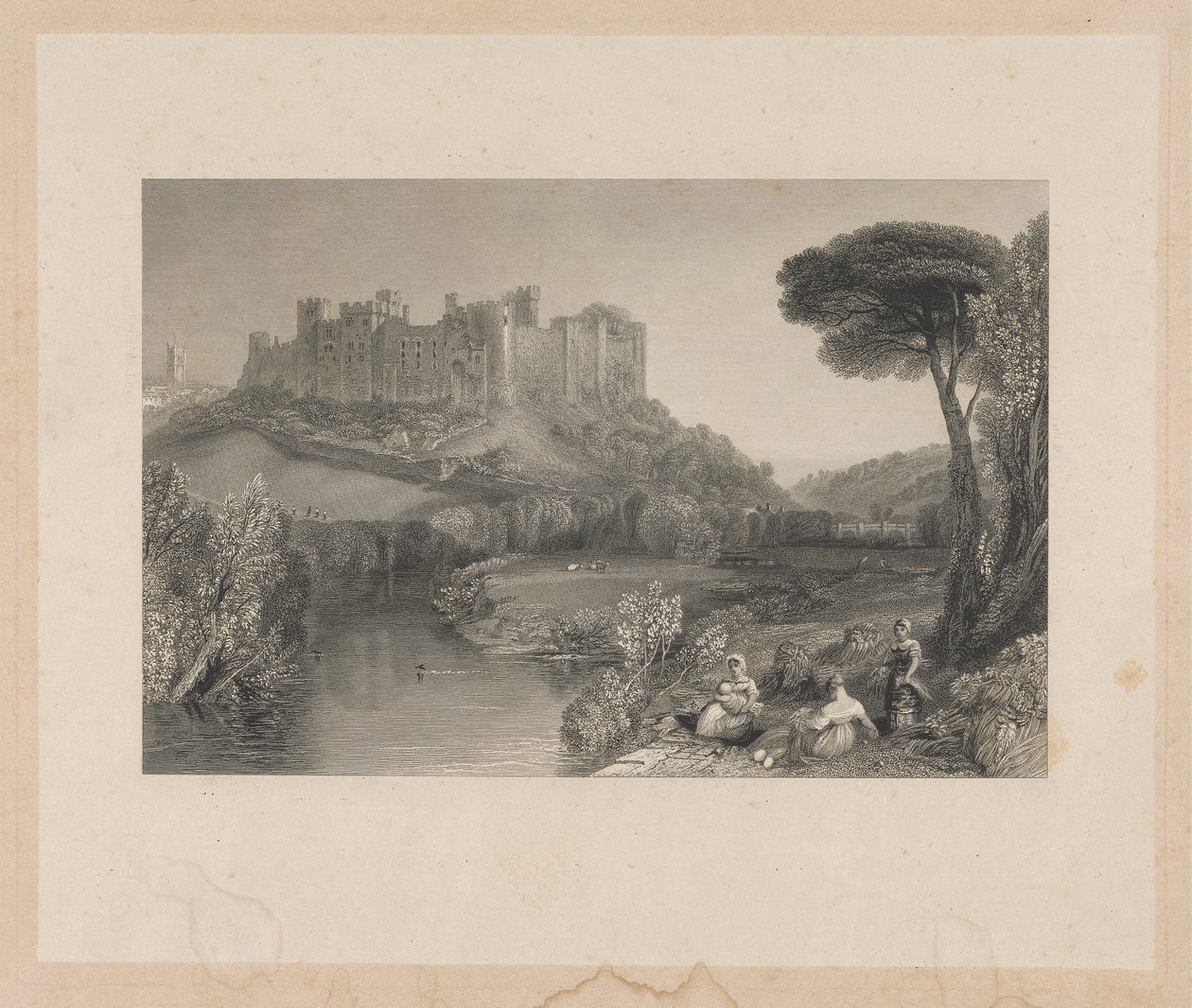 Ludlow kastély, Shropshire alkotó: Robert Wallis
