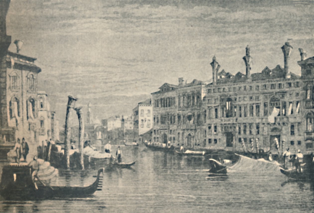 Palazzo Mocenigo, 1830, 1925. alkotó: Robert Wallis