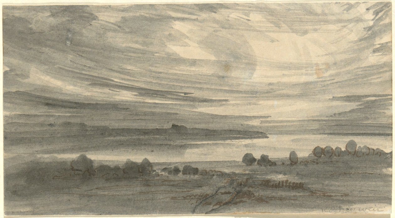 Táj a tóval alkotó: Robert Walter Weir