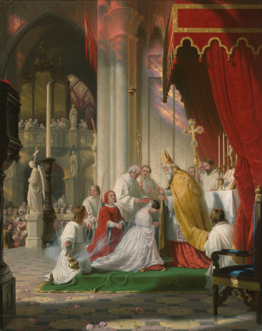 A fátyol felvétele alkotó: Robert Walter Weir