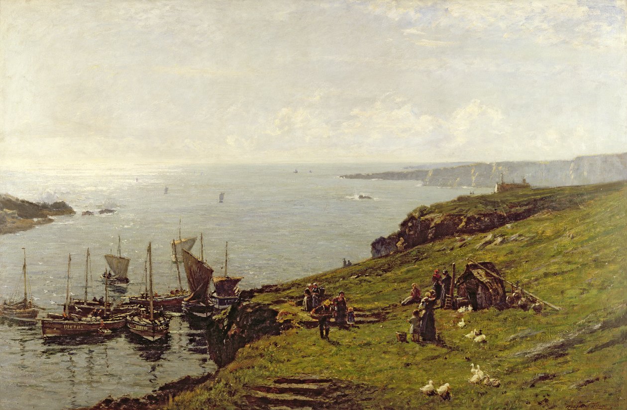 A napfényes tenger felett alkotó: Robert Weir Allan