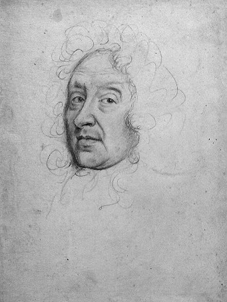 Férfi portré (ceruza pergamen) alkotó: Robert White