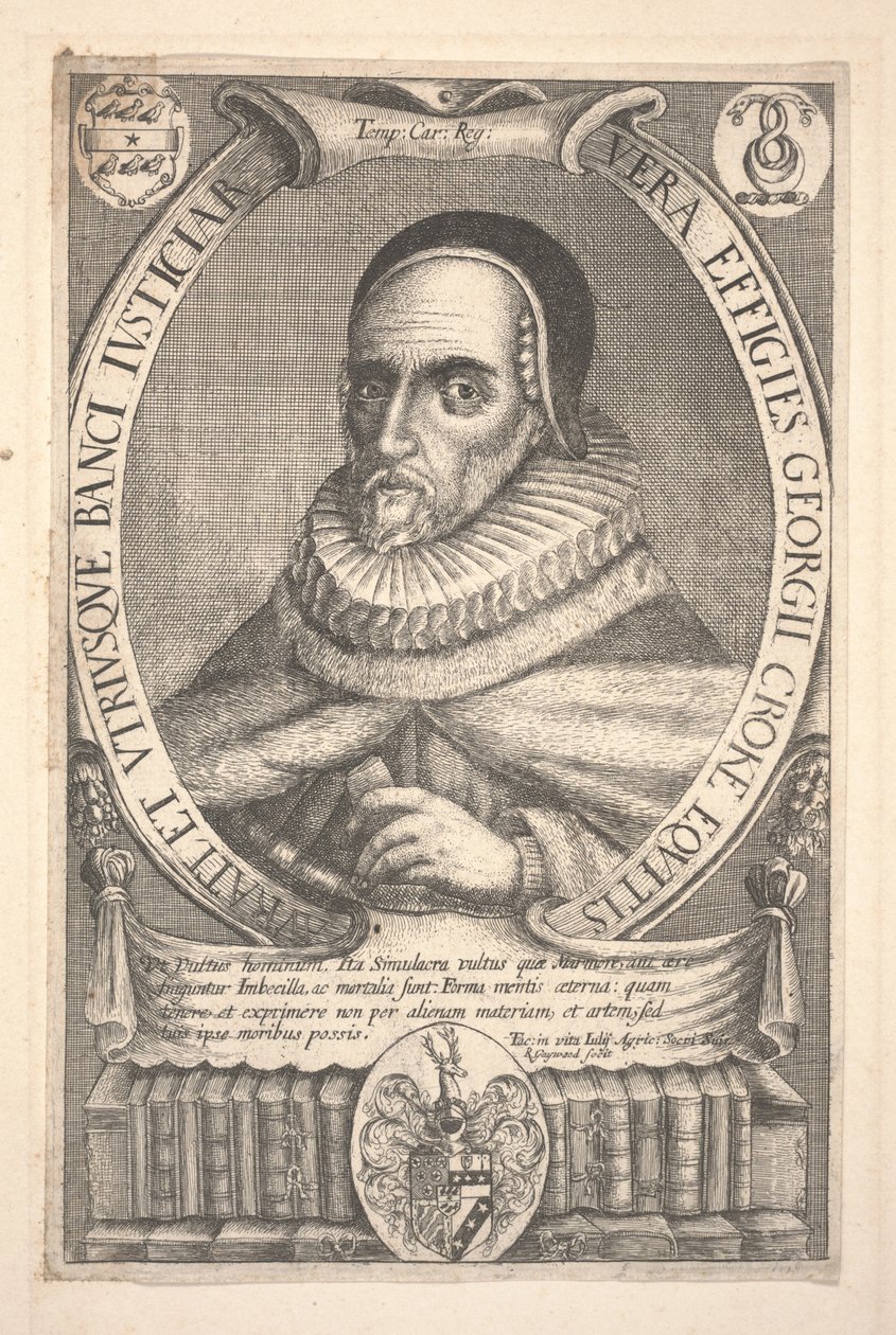 Sir George Croke (rézkarc) alkotó: Robert White