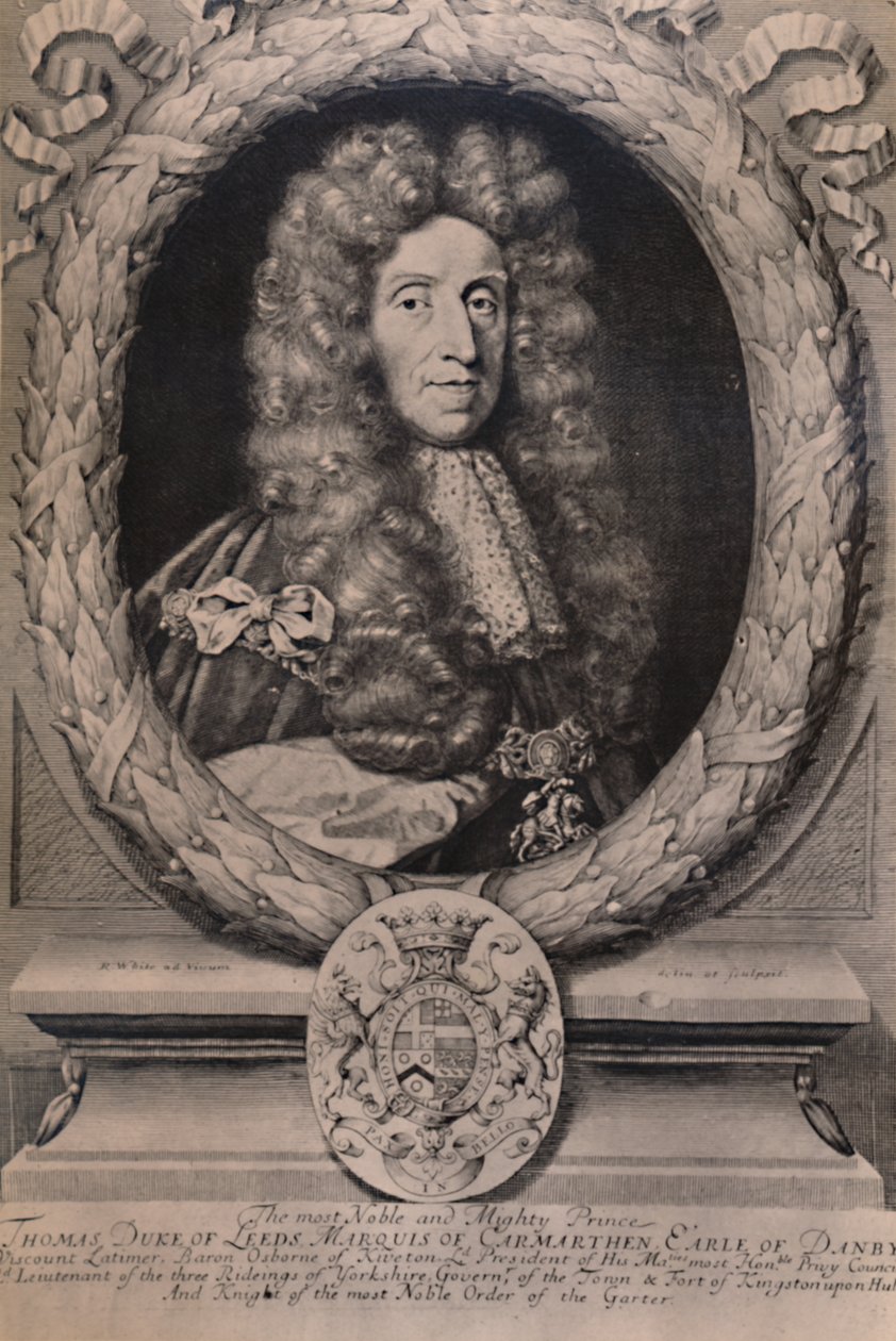Thomas Osborne, Leeds 1. hercege, angol államférfi, 1694 1894 alkotó: Robert White