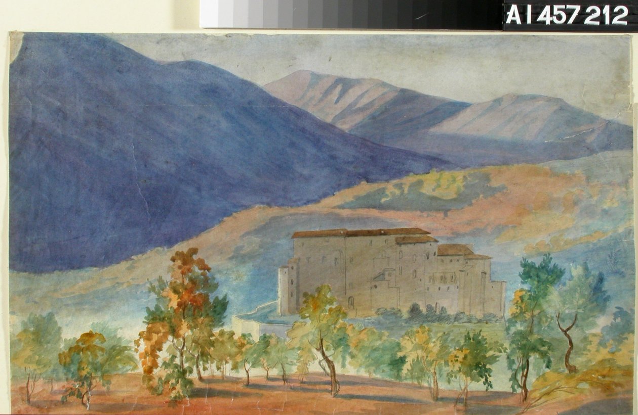 Subiaco, Rocca Abbaziale alkotó: Robert Wilhelm Ekman