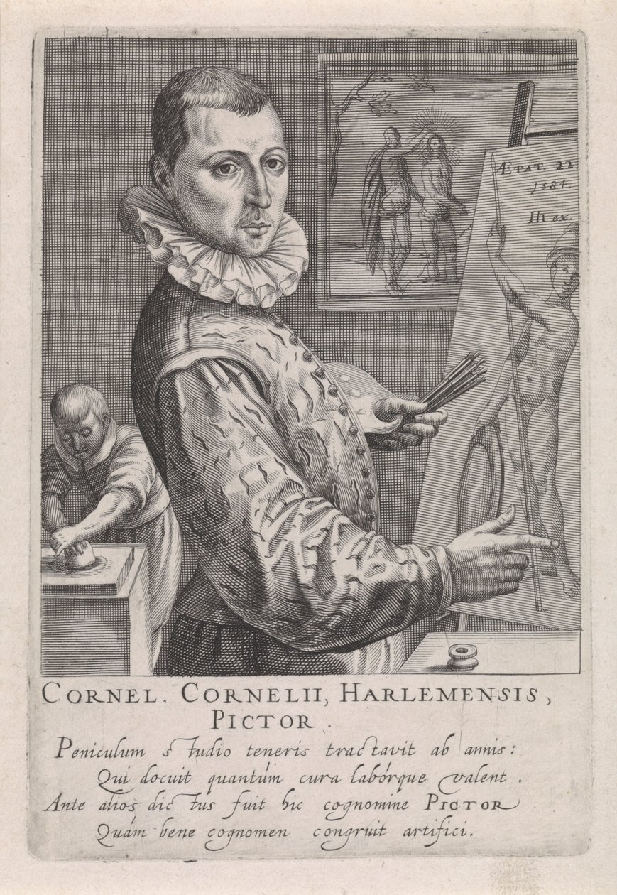 Cornelis Cornelisz portréja. Haarlemből alkotó: Robert Willemsz de Baudous