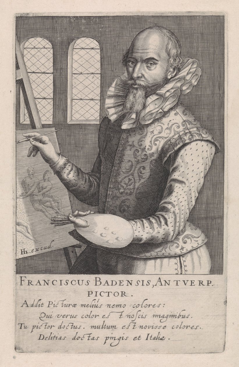 Frans Badens portréja alkotó: Robert Willemsz de Baudous