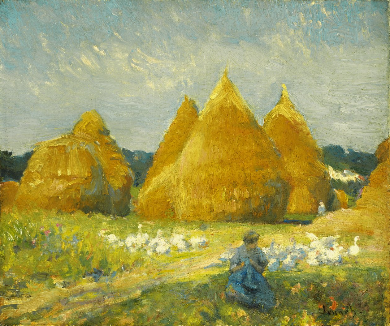 Libák gyűjtése alkotó: Robert William Vonnoh