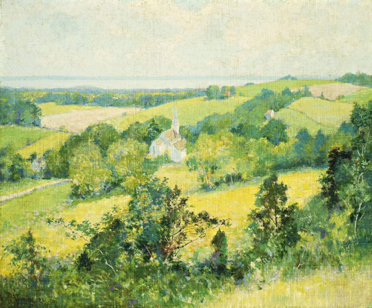 New England Hills alkotó: Robert William Vonnoh