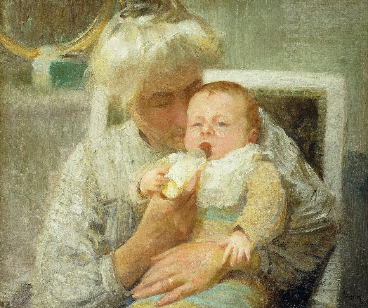 A bébiüveg alkotó: Robert William Vonnoh