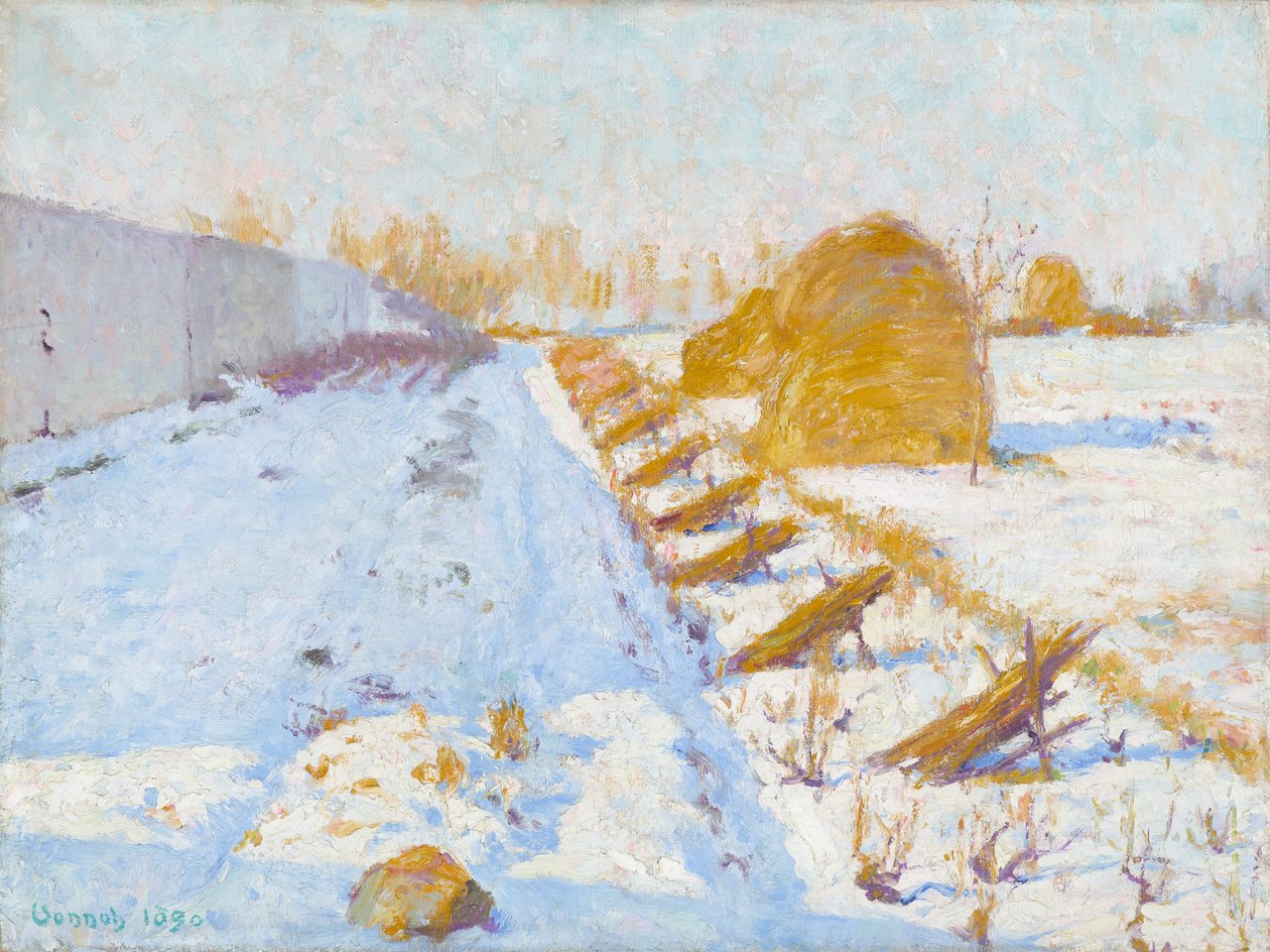 Téli nap és árnyék alkotó: Robert William Vonnoh