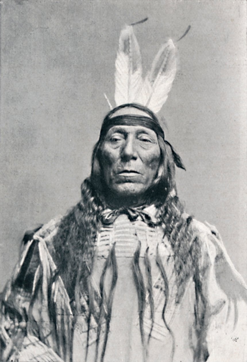 Egy sziú indián teljes arcképe, 1912 alkotó: Robert Wilson Shufeldt
