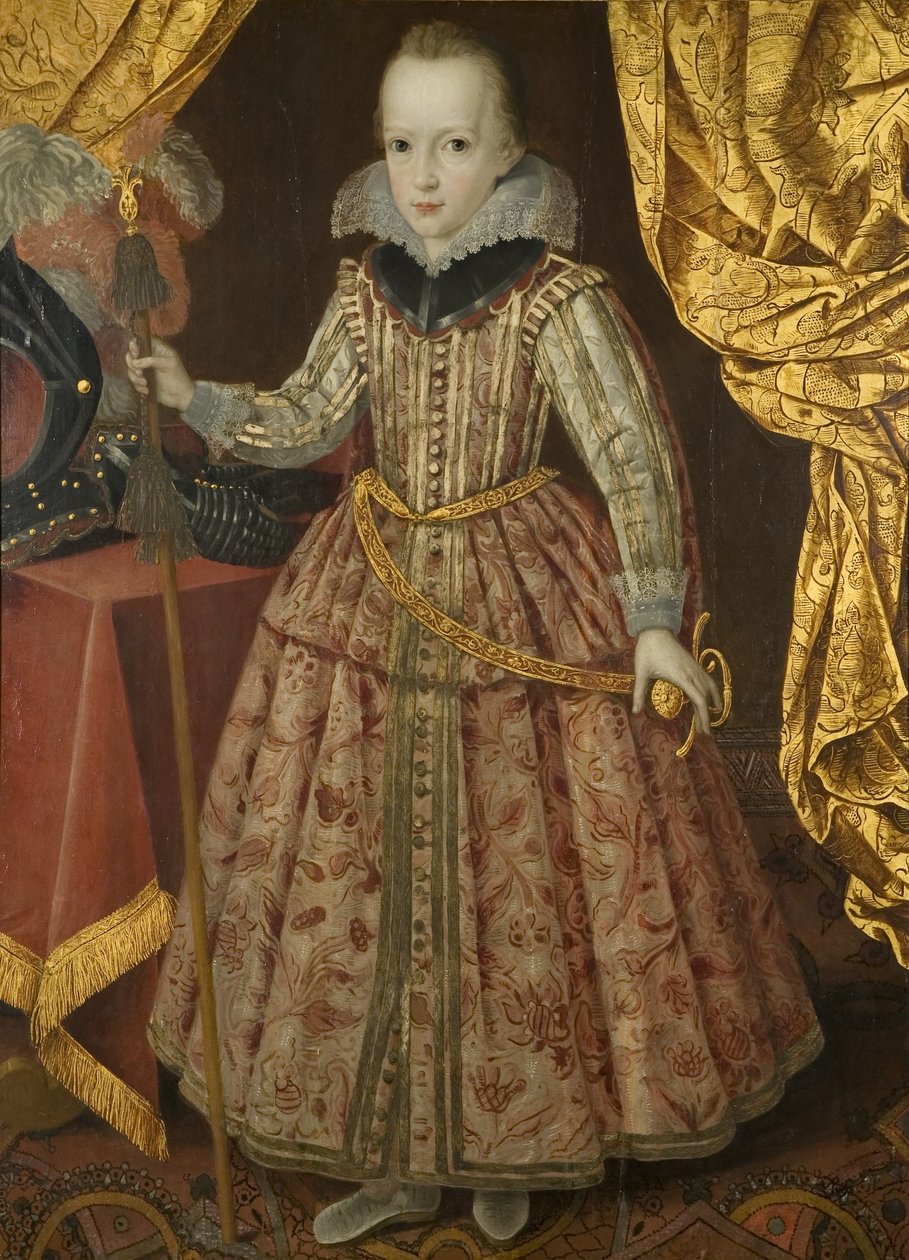 I. Károly (1600-49), amikor York hercege, 1605 körül (olaj, vászon) alkotó: Robert the Elder Peake