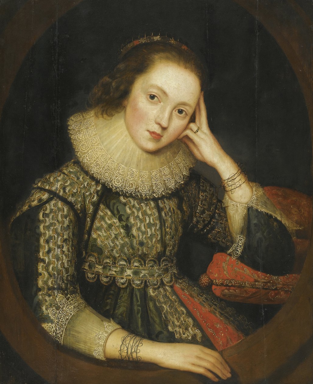 Mary Stuart, skótok királynője (olaj, fa) alkotó: Robert the Elder Peake