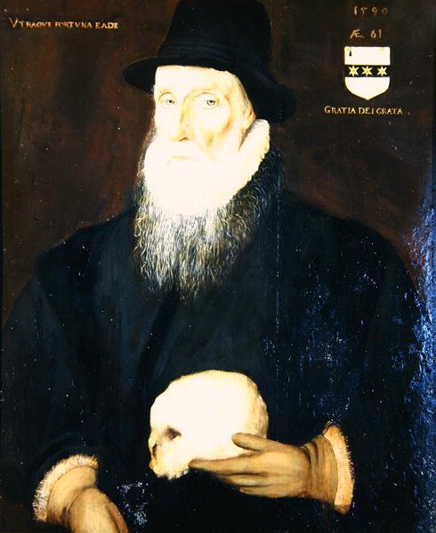 Sir Edward Grimston (1529-1610) mint öregember (olaj, vászon) alkotó: Robert the Elder Peake