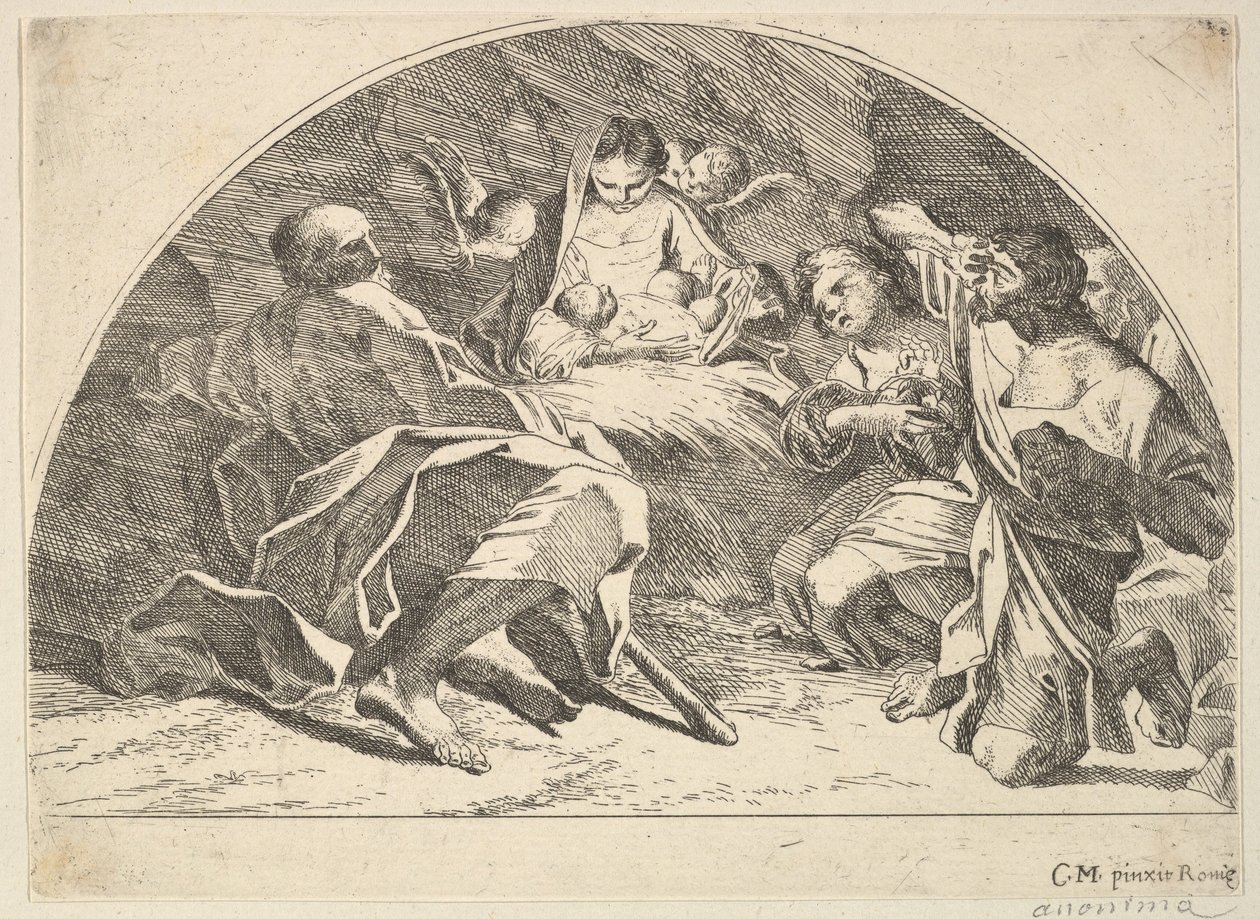 Születés, 1680-1743. alkotó: Robert van Audenaerde