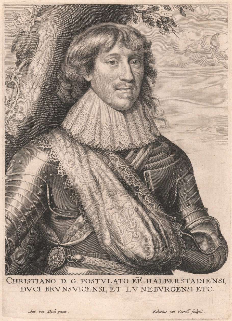 Christiano DG. Igény szerint EP. Halberstad, Brunswick és Lüneburg hercege stb. alkotó: Robert van Voerst