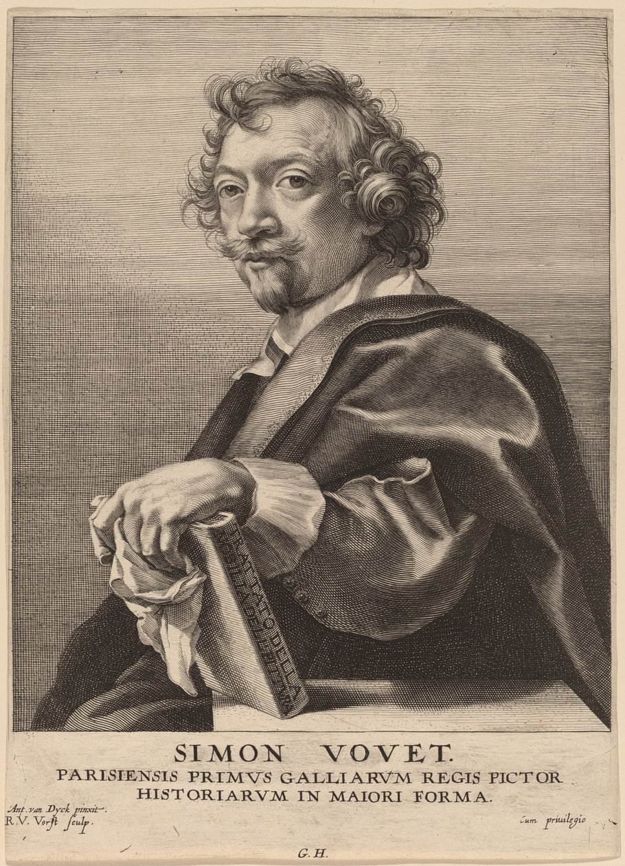 Simon Vouet alkotó: Robert van Voerst after Sir Anthony