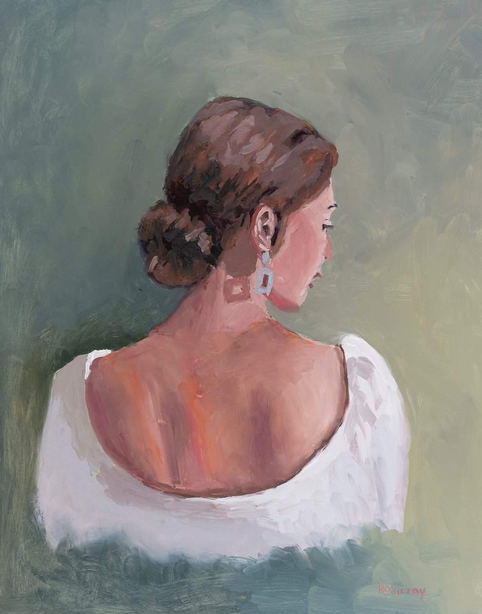 Anna, 2023 (olaj, tábla) alkotó: Roberta Murray