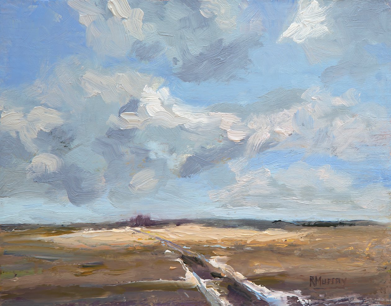 Last Of The Snow, 2019 (olaj, tábla) alkotó: Roberta Murray