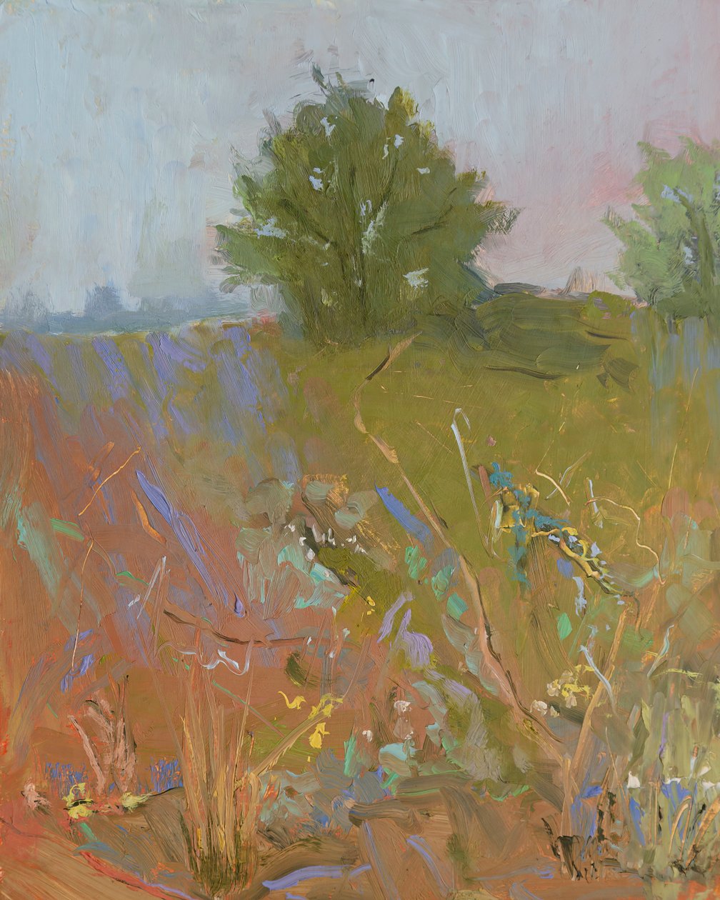 She Became A Garden, 2023 (olaj, papír) alkotó: Roberta Murray