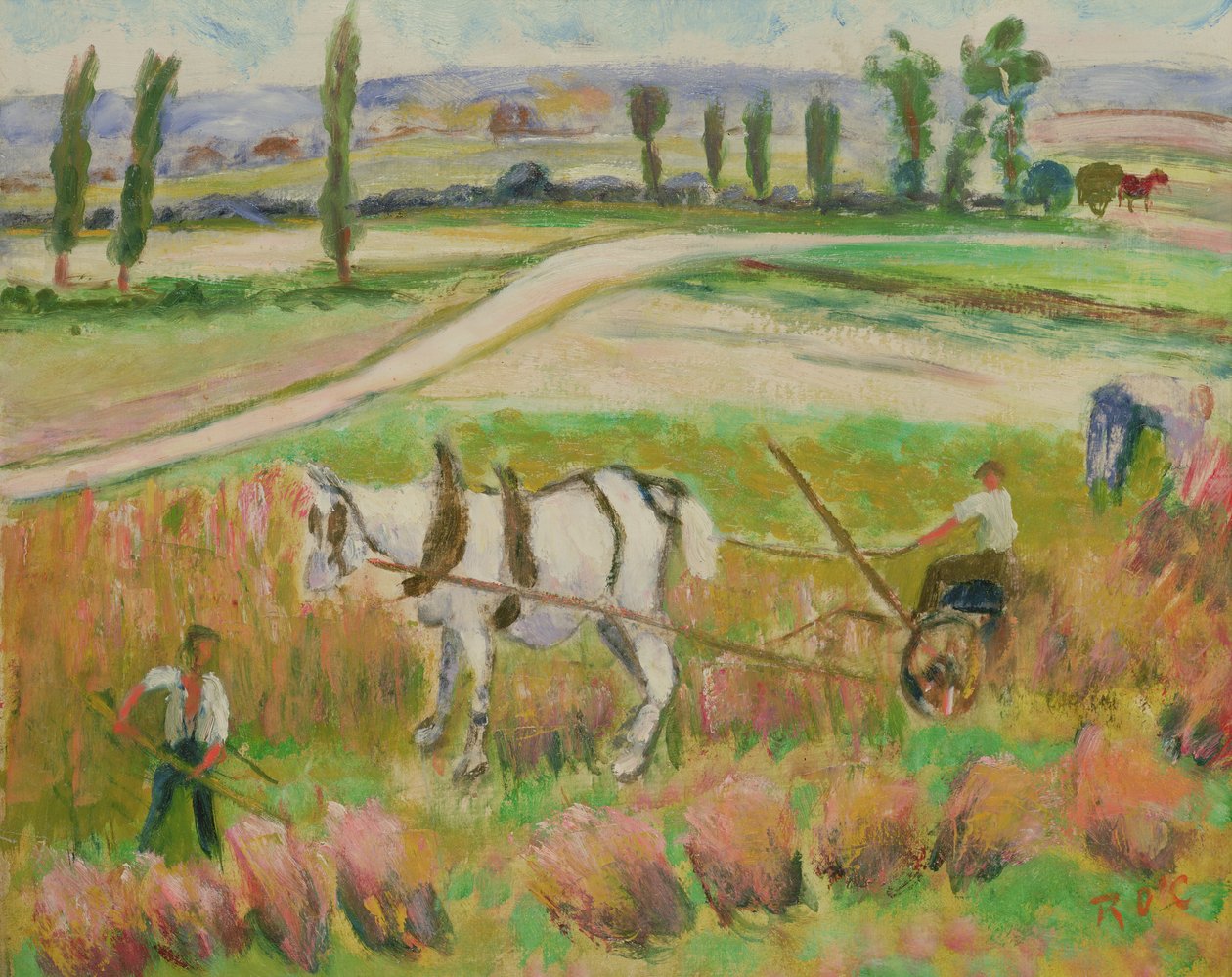 Betakarítás fehér lóval alkotó: Roderic OConor
