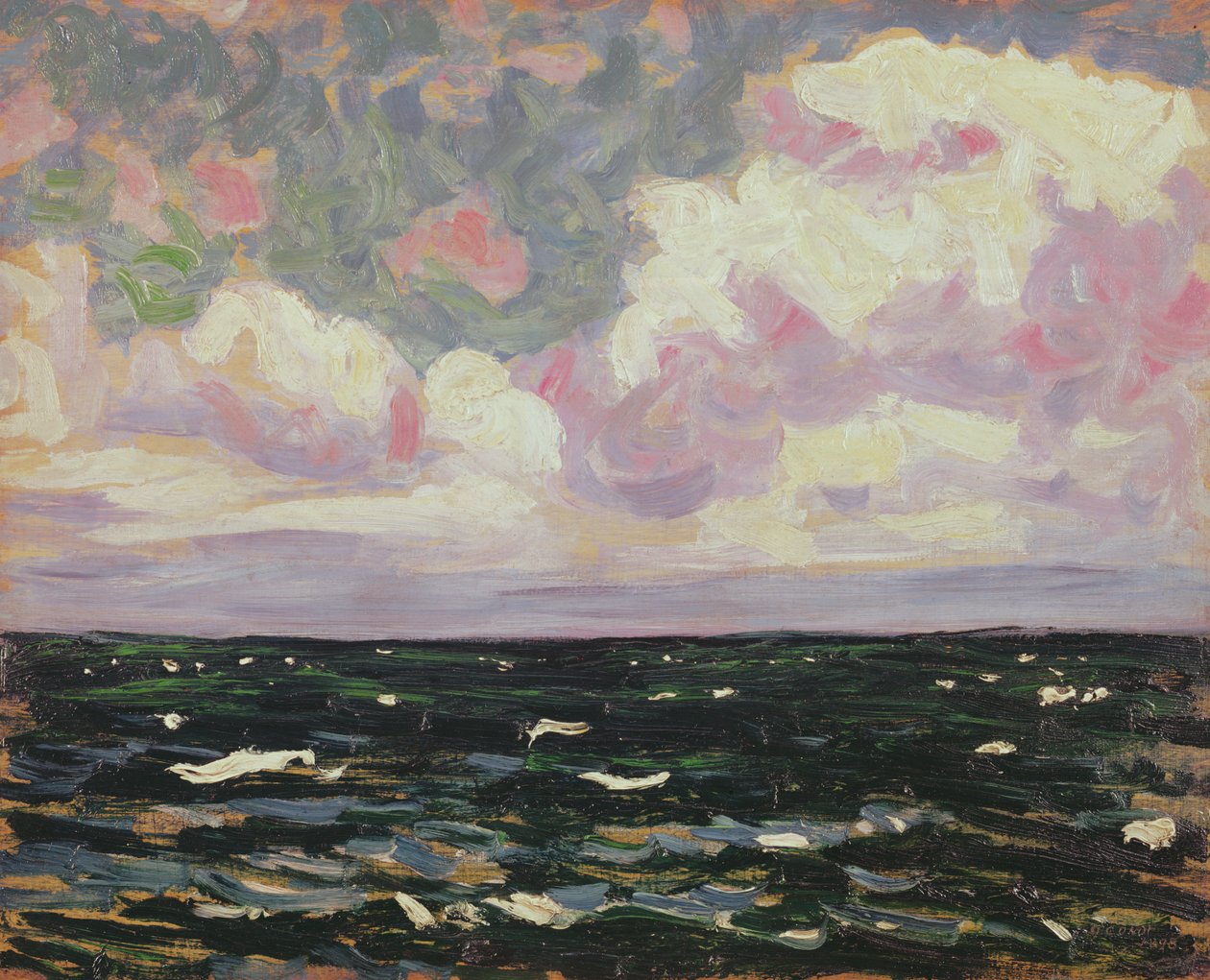 Tengeri táj, 1896 körül alkotó: Roderic OConor