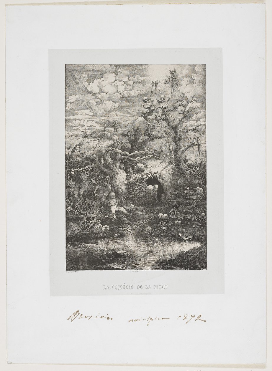 A halál komédiája, 1854 alkotó: Rodolphe Bresdin