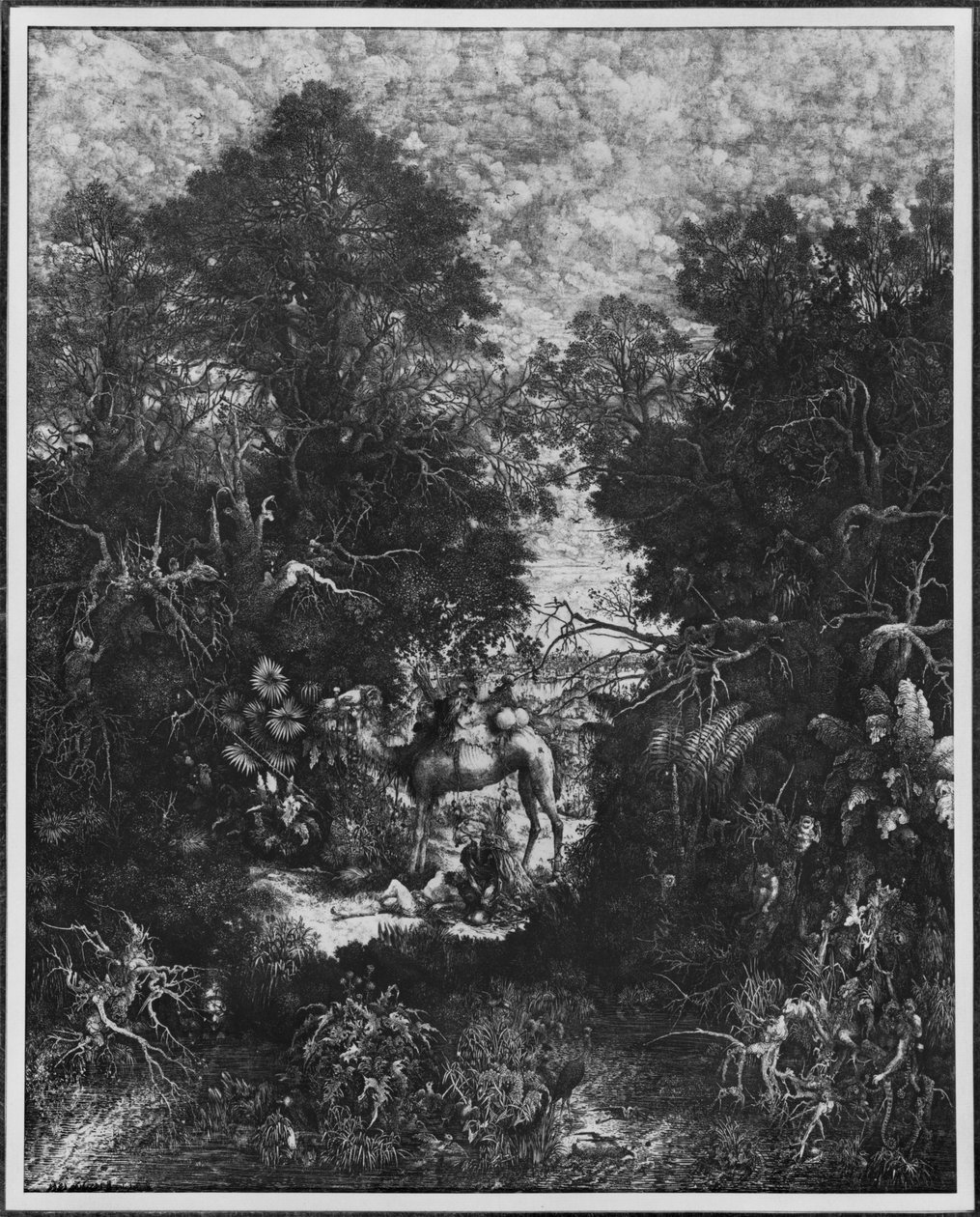 Az irgalmas szamaritánus, 1861 alkotó: Rodolphe Bresdin