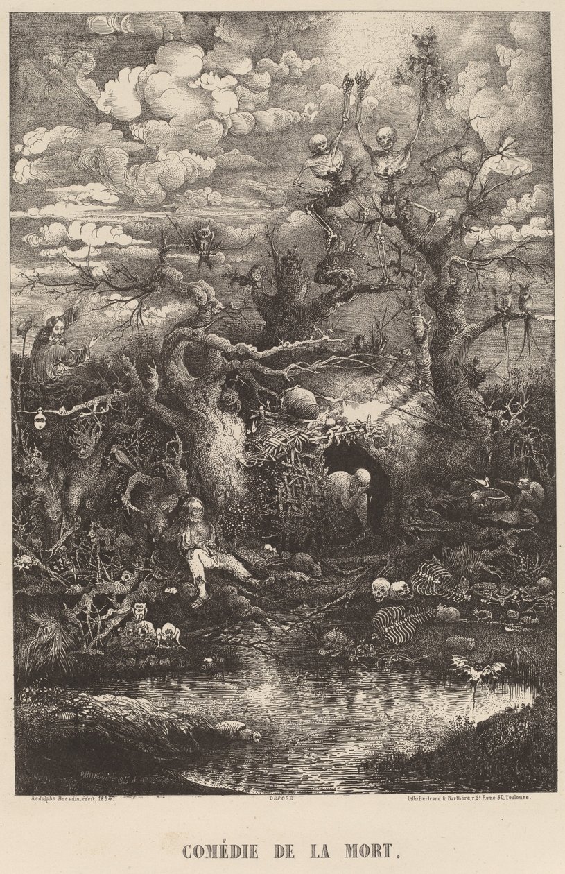 Vígjáték Morttól alkotó: Rodolphe Bresdin