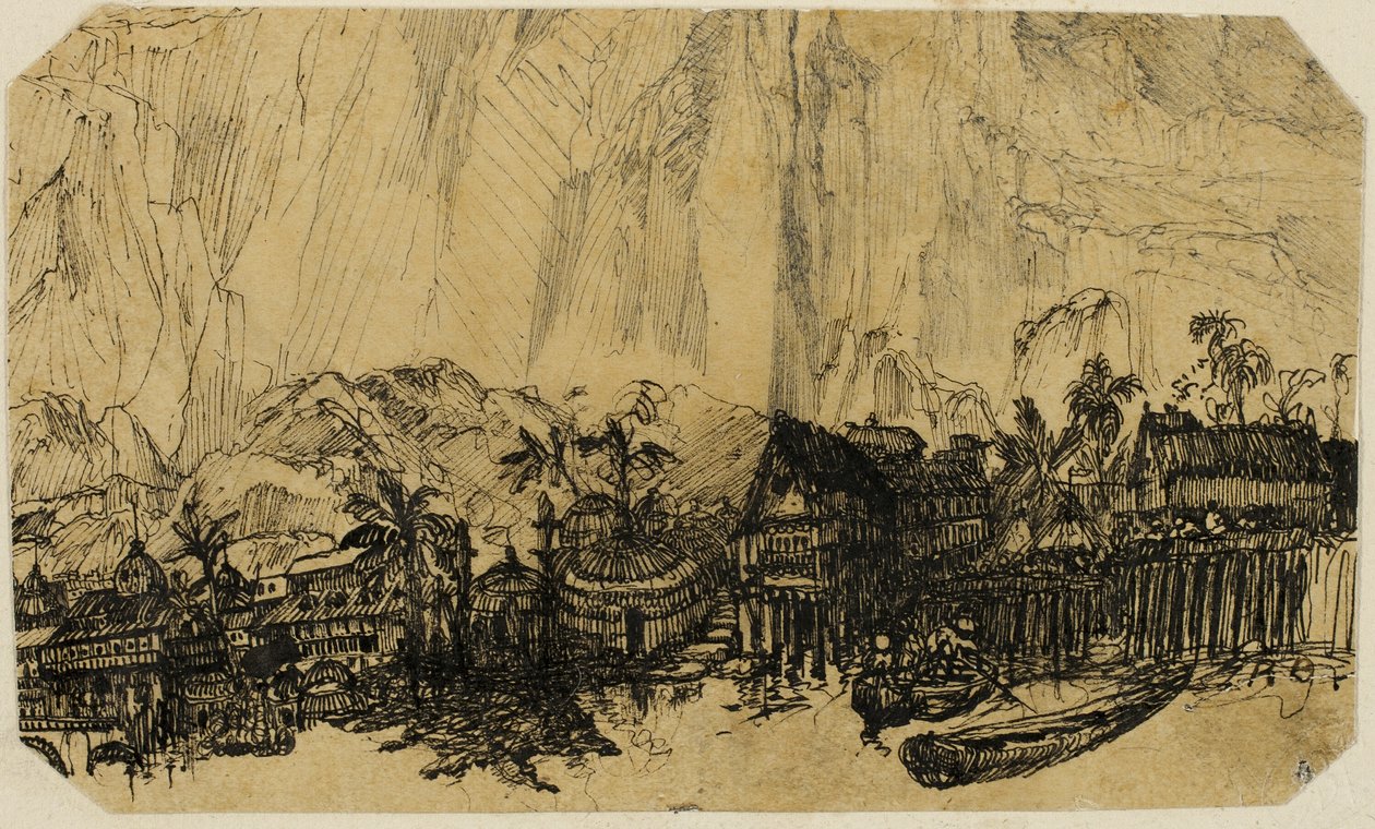 Egzotikus táj alkotó: Rodolphe Bresdin