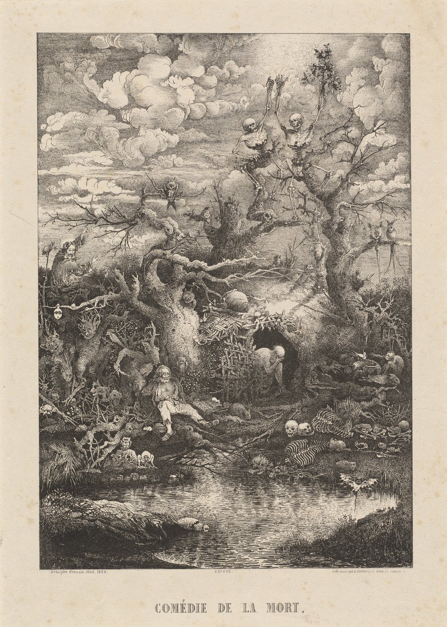 A halál komédiája alkotó: Rodolphe Bresdin