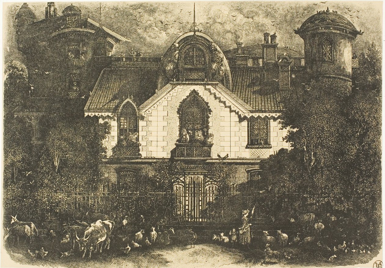 Az Elvarázsolt Ház alkotó: Rodolphe Bresdin