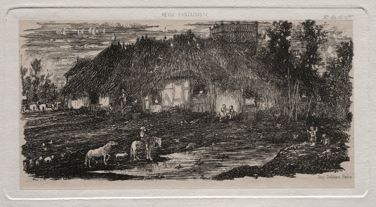 A Farm-Udvar alkotó: Rodolphe Bresdin