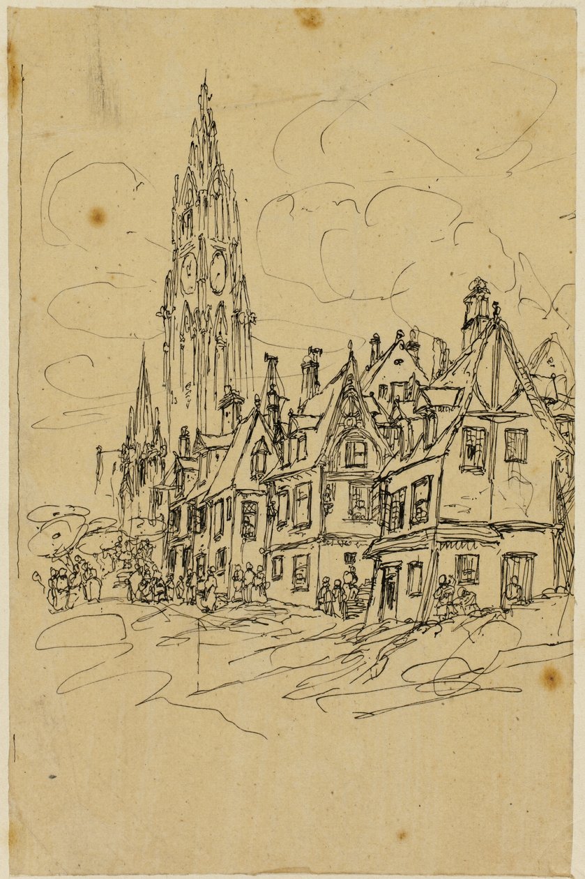 A flamand belfry alkotó: Rodolphe Bresdin
