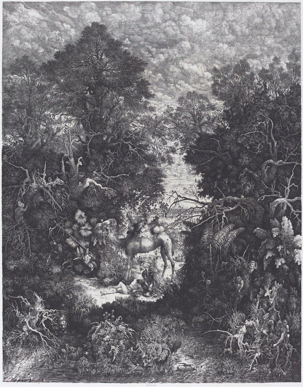 Az irgalmas szamaritánus alkotó: Rodolphe Bresdin