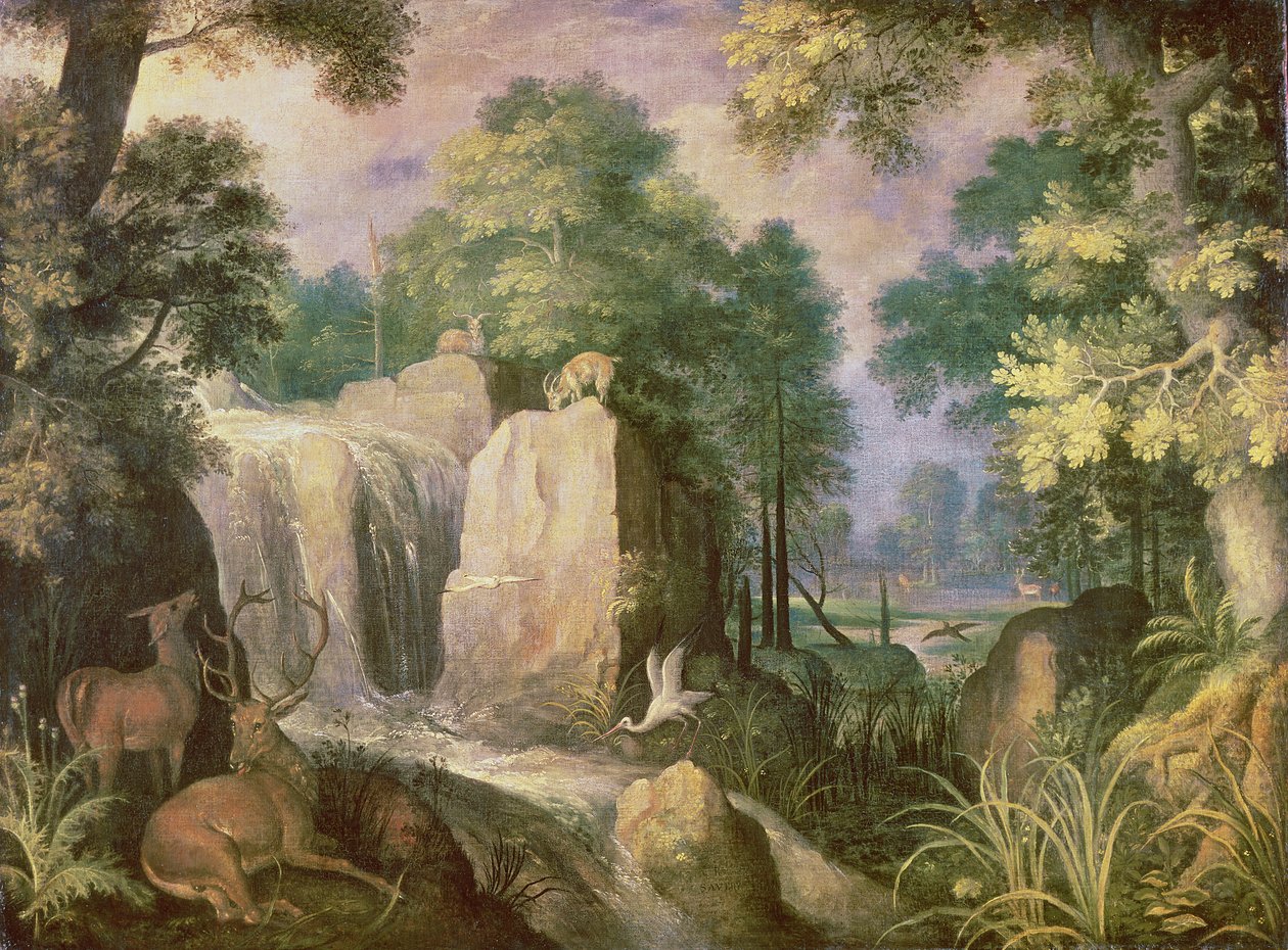 Táj sziklákkal alkotó: Roelandt Jacobsz. Savery
