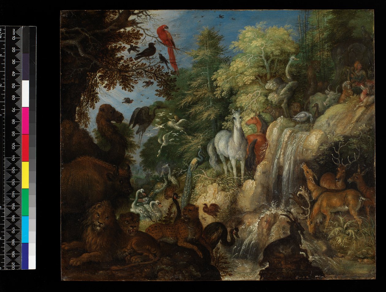 Orpheus madarakkal és vadállatokkal, 1622 (olaj, réz) alkotó: Roelandt Jacobsz. Savery