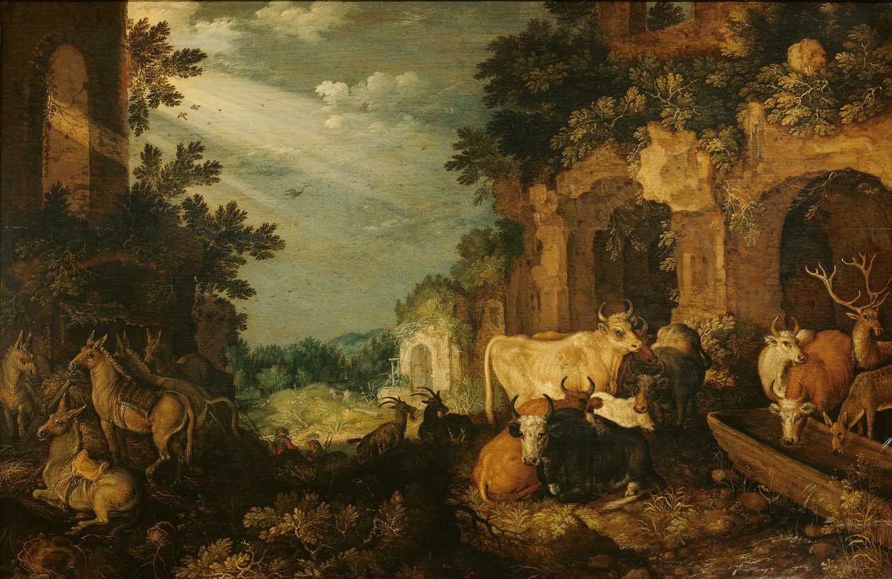 Tájkép romokkal alkotó: Roelandt Jacobsz. Savery